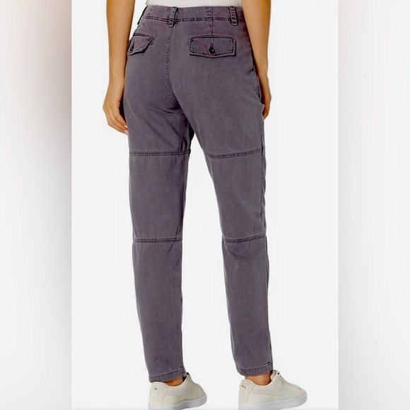 Bella Dahl NWT SZ 26 Sutton Rolled Patch Pant in Grey - Picture 7 of 8
